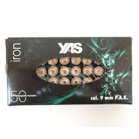 Патрон светозвукового действия 9 мм P.A.K. Iron Blank (YAS) 50 штук