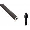 Стрела арбалетная карбоновая Centershot Toxic Carbon 20" Half Moon Nock